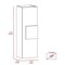 Tuhome Vanguard Medicine Cabinet, Three Shelves, Single Door Cabinet, White/Light Oak MBD6478 - alternate 6